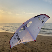 Kinma 4m/5m Dacron Light Wing Foil Training Surf Wing Windsurf Inflatable Foilwing avec pompe et accessoires
