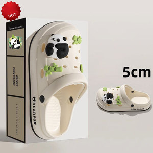 Breloques 3D en PVC en forme de <span class=keywords><strong>panda</strong></span> pour chaussures, vente en gros, décorations mignonnes pour chaussures, accessoires pour pantoufles et sabots, épingles et boucles pour usage quotidien - Product Image 6