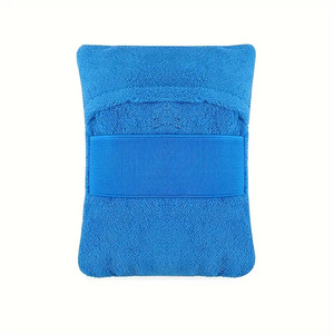 Serviette anti-sable en polaire corail, sac de retrait de sable de plage pour adultes, unisexe, couleur unie, jouets aquatiques MZSNSQ-220 - Product Image 5