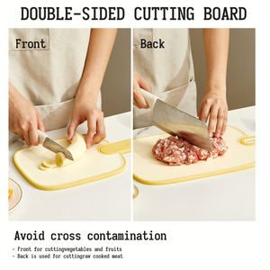 3 Sizes Medium Double Sided 2 in 1 Versatile Cutting Board with Handle - Product Image 4