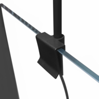 Lampe LED 5W pour aquarium, spectre complet RGBW, intensité réglable, mini UFO à clipser pour petits aquariums de bureau