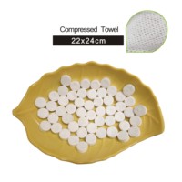 Portable Outdoor Travel Camping Nonwoven Plaid Towel Disposable Soft Durable Bath Cleaning Hotel Beauty Salon Use Compressed