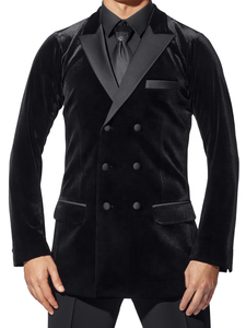 Costume de danse de salon pour <span class=keywords><strong>homme</strong></span> sur mesure pour la danse standard internationale Halloween Polyester - Product Image 3