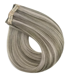 Chất lượng hàng đầu Nga tóc vàng kết hợp màu sắc ban nhạc clip trong phần mở rộng tóc 100% thực sự con người tóc mở rộng - Product Image 4