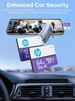 Tarjeta de memoria HP 32GB 512GB 64GB Tarjeta Micro TF SD 128GB hasta 95 M/S C10 U3 U1 Tarjeta Flash Sd 256GB para cámara de drones de teléfono