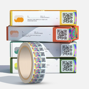 Produsen Label keamanan stiker holografik kode QR 3D kustom