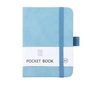 Mini carnet de notes en cuir A5/A6/A7 à couverture rigide avec logo personnalisé Journal relié thermique avec offre de vente - Product Image 1