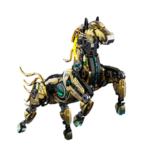 13088 juego de bloques de construcción DIY modelo de caballo mecánico de plástico adornos de montaje transfronterizos educativos <span class=keywords><strong>para</strong></span> niños nuevo - Product Image 1