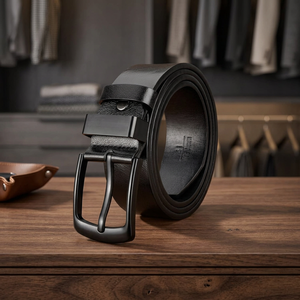 Wholesale Premium Quality Full <b>Brown</b> Genuine Leather <b>Belts</b> with Custom Logo Casual Style Steel Buckle <b>for</b> <b>Men</b> - Product Image 5