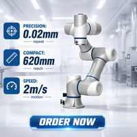 Robot collaboratif DOBOT CR3A à 6 axes, charge utile de 3 kg, portée de 620 mm, bras de cobot intelligent léger pour l'assemblage, le prélèvement et le placement