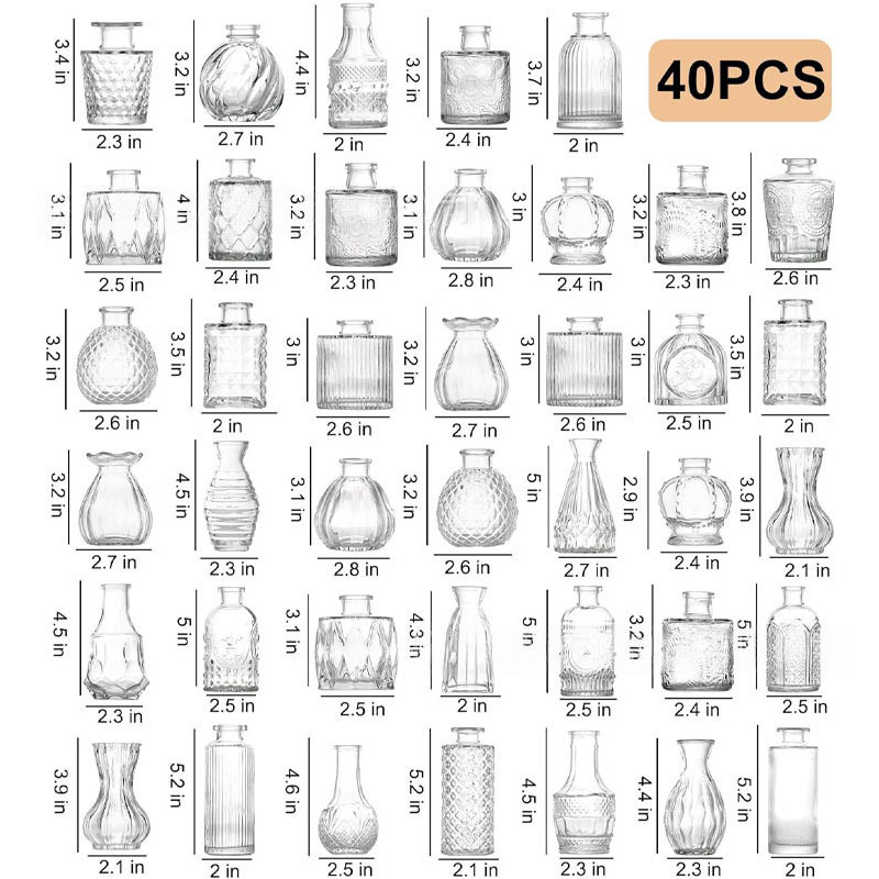 Clear (Set of 40pcs)