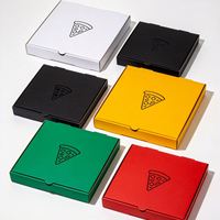 Ensemble d'emballages écologiques pour la restauration rapide, boîte à pizza en papier kraft avec logo personnalisé, bol à soupe jetable, gobelet à café et sac en papier à emporter