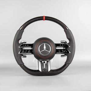 Volant de voiture en cuir style libellule pour <span class=keywords><strong>Mercedes</strong></span> Classe A/B/C/E, CLA/GLC/CLK/CLS/C200/Classe S/Classe G – Rétrofit - Product Image 4