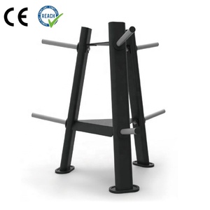 Support de rangement mobile VIGFIT en acier pour plaques de <span class=keywords><strong>poids</strong></span>, haltères et disques de bumper – Organisateur de salle de sport pour <span class=keywords><strong>musculation</strong></span> - Product Image 1