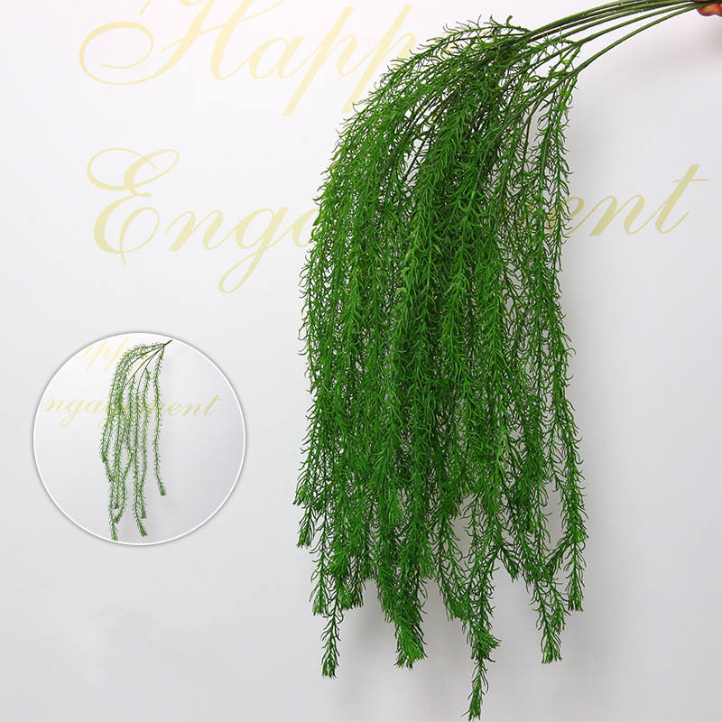 ต้นหลิวแขวน สีเขียวสน/5