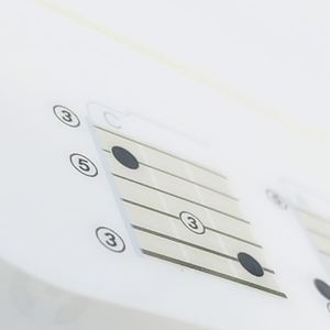 Membrane de guitare en acrylique PC pour écran musical, transparente, impression PMMA, couleur personnalisée CMYK - Product Image 2