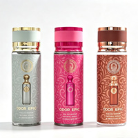 Spray corporel en gros de 250 ml pour les soins quotidiens, durable et portable, adapté aux utilisateurs arabes, parfum personnalisé disponible
