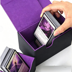 Hot Selling Portable PU Leather Card Case 160+ Cards for Commander Deck - Product Image 3
