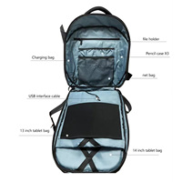 Sac à dos LED étanche à connexion Bluetooth mobile personnalisé Sac à dos LED à écran 3D intelligent de grande capacité pour ordinateur portable