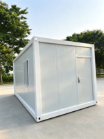 Maison modulaire en conteneur de 20 pieds pour camp de travailleurs et projets de chantier