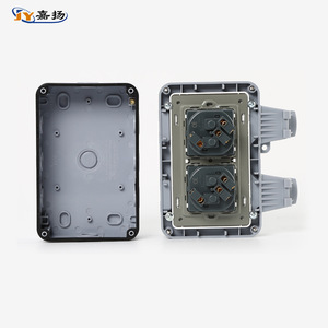 เต้ารับกันน้ำกลางแจ้ง Jiayang 2 ช่อง IP66 16A 230V สำหรับห้องน้ำและใช้งานภายนอกอาคาร - Product Image 4