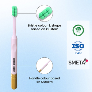 Fournisseur OEM/ODM, <span class=keywords><strong>brosse</strong></span> à dents de luxe avec logo personnalisé, <span class=keywords><strong>brosse</strong></span> à dents élégante dorée, manuelle pour adultes - Product Image 3