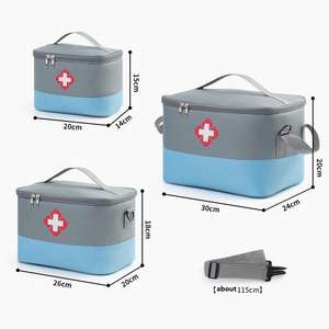 ハンフェイジ ポータブル薬袋オーガナイザー 医療用ピル 薬収納バッグ 救急箱バッグ - Product Image 5