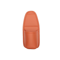 Pochette de rangement pour porte de voiture, porte-gobelet multifonctionnel en cuir pour bouteille d'eau et téléphone, fixation par bande magique, ajustement universel