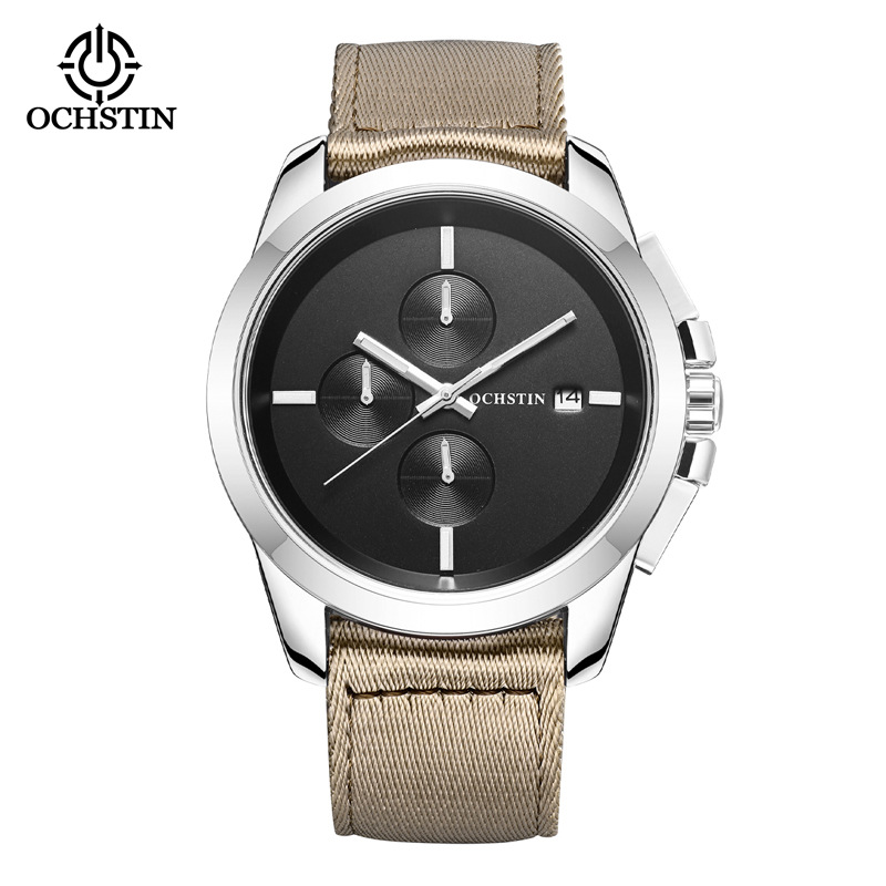 Black dial+Silver case
