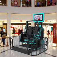 Fabricant de VR Centre de divertissement Machine VR Jeu de réalité virtuelle multijoueur Chaise double 360 VR Machine de jeu d'aire de jeux intérieure