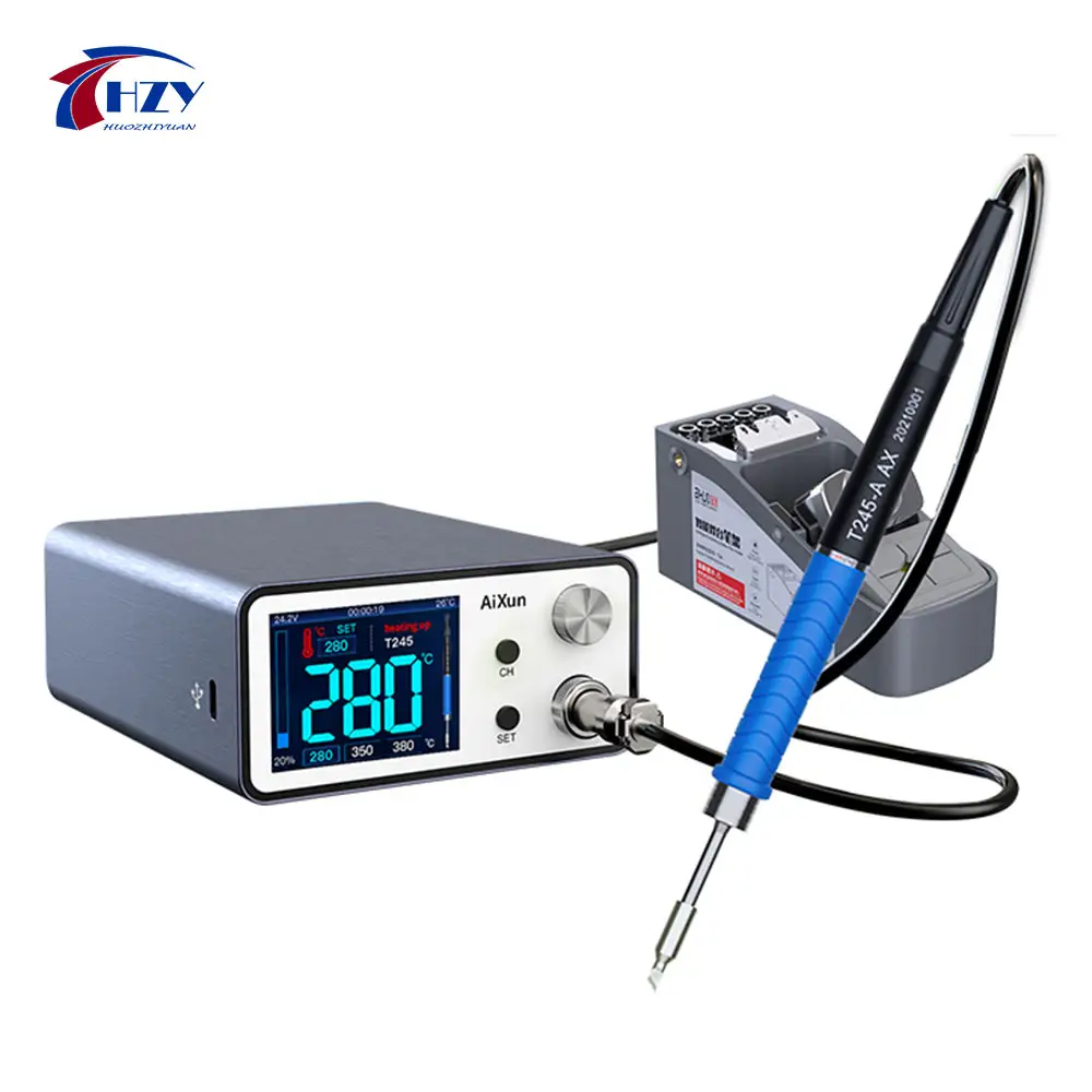 JCID AIXUN T3A Intelligent Soldering Station With Electric soldering iron T245 Handle Welding Tip Soldering Iron Station tools