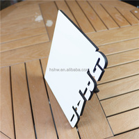 Marco de Fotos de Graduación de MDF para Sublimación, Placas de Madera Blancas para Impresión por Transferencia de Calor con Soporte, 150x180mm