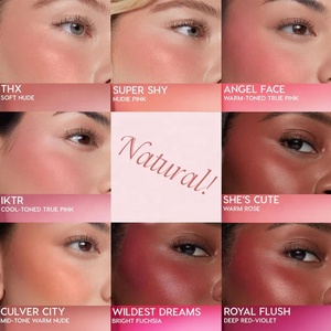 Colorete líquido personalizado Carol Rosy, mezcla mate sin parabenos, tinte rosa, crema de embalaje, aerógrafo antiadherente, rubor, maquillaje facial - Product Image 4