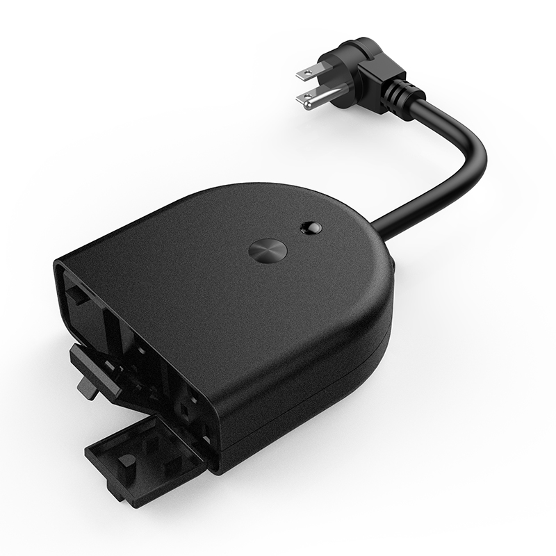 Открытый водонепроницаемый US WiFi мини смарт-разъем 3 отдельные розетки работает с Alexa беспроводной полосы питания