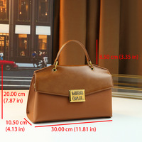 Sac à main femme uni grande capacité, simple et polyvalent, tendance et pratique pour le quotidien, printemps-automne, porté épaule ou croisé