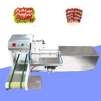 Machine automatique électrique pour brochettes de viande (agneau) en acier – Machine à brochettes de viande