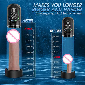 Elektrische <span class=keywords><strong>Penis</strong></span> pumpe Sexspielzeug für Männer <span class=keywords><strong>USB</strong></span>-Aufladung Automatischer <span class=keywords><strong>Penis</strong></span> Extender Vakuumpumpe <span class=keywords><strong>Penis</strong></span> vergrößerung Erektion Männlicher Mastur bator - Product Image 5