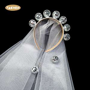 YACHEN <span class=keywords><strong>despedida</strong></span> <span class=keywords><strong>de</strong></span> <span class=keywords><strong>soltera</strong></span> Bola <span class=keywords><strong>de</strong></span> discoteca <span class=keywords><strong>velo</strong></span> <span class=keywords><strong>diadema</strong></span> pendientes discoteca novia faja <span class=keywords><strong>para</strong></span> <span class=keywords><strong>despedida</strong></span> <span class=keywords><strong>de</strong></span> <span class=keywords><strong>soltera</strong></span> favores novia regalos - Product Image 3