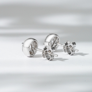 Starsgem Lot de lunettes rondes en or blanc 18 carats avec diamants de laboratoire taillés en brillant de 5.27mm, lot de 1 pièce - Product Image 4