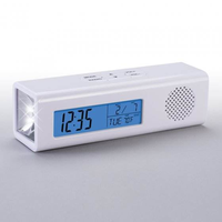 Venta de Fábrica: Reloj Despertador Multifuncional 3 en 1 con Radio FM, Linterna LED y Calendario