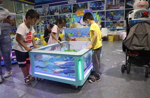 Fishpond pêche magnétique pour enfants pour centres commerciaux enfants aquarium en filet renforcé de fibre de verre - Product Image 2