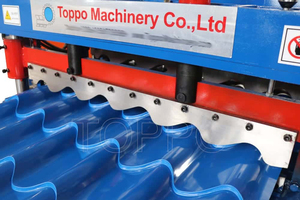 آلة عالية الكفاءة لصنع بلاط السقف المزجج، آلة تشكيل لفائف البلاط المزجج - Product Image 3