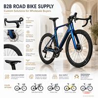Vélo de route en fibre de carbone T800 700C Racing Wheeltop EDS TX 24 vitesses Frein à disque hydraulique Pneus 700x28C Roues en alliage