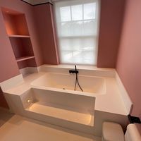 Machine de fabrication par thermoformage Corian solide surface bassin baignoire presse sous vide avec four chauffant