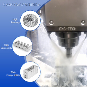 Độ chính xác 3/4/5 trục gia công CNC nhôm thép không gỉ hợp kim Titan thành phần kim loại tùy chỉnh các bộ phận kim loại - Product Image 5