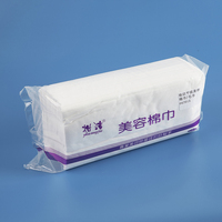 Serviettes jetables Zonge 100% coton fabriquées en Chine pour les salons de beauté et les hôtels
