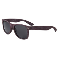 Lunettes de soleil rétro classiques transfrontalières à effet bois, protection UV400, monture complète, style clou de riz personnalisé, cadeau promotionnel