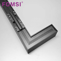 FOMSI 20W L forme aluminium 3CCT réglable LED pendentif bureau intérieur lustre décoratif en forme de L LED plafonniers linéaires