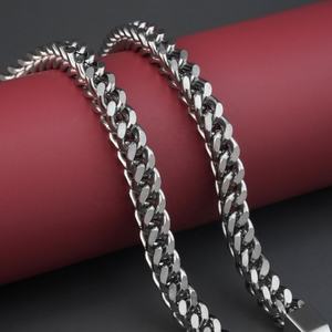 Cadena de Acero Inoxidable al por Mayor, Estilo Punk, Moderna, para Hombre, Fabricación de Joyería, Grabado de Logotipo - Product Image 2