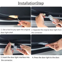 Ampoules LED pour éclairage intérieur de porte de voiture, accessoires de décoration pour Mercedes Benz classe E W210 1995 – 2003 2002 2001 2000 1999